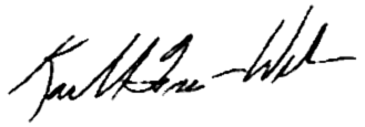 Mayor Freeman-Wilson's signature
